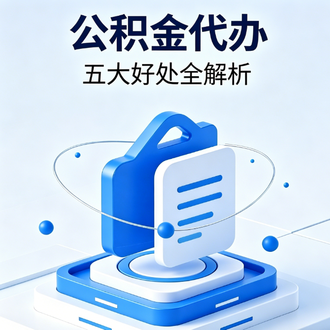 宜春公积金代办到底值不值？这5大好处让你少走弯路